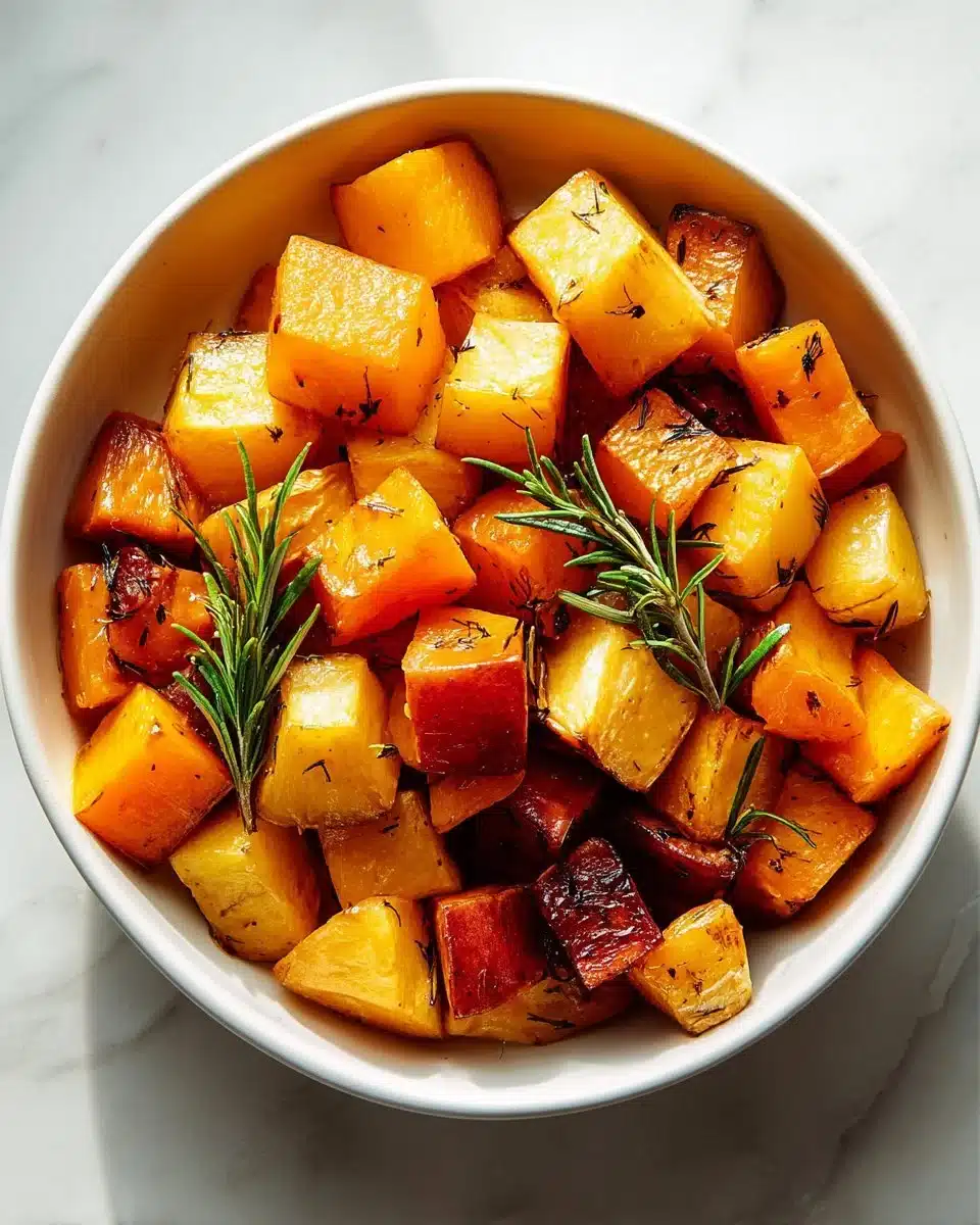 Crockpot Caramelized Butternut Squash and Apples