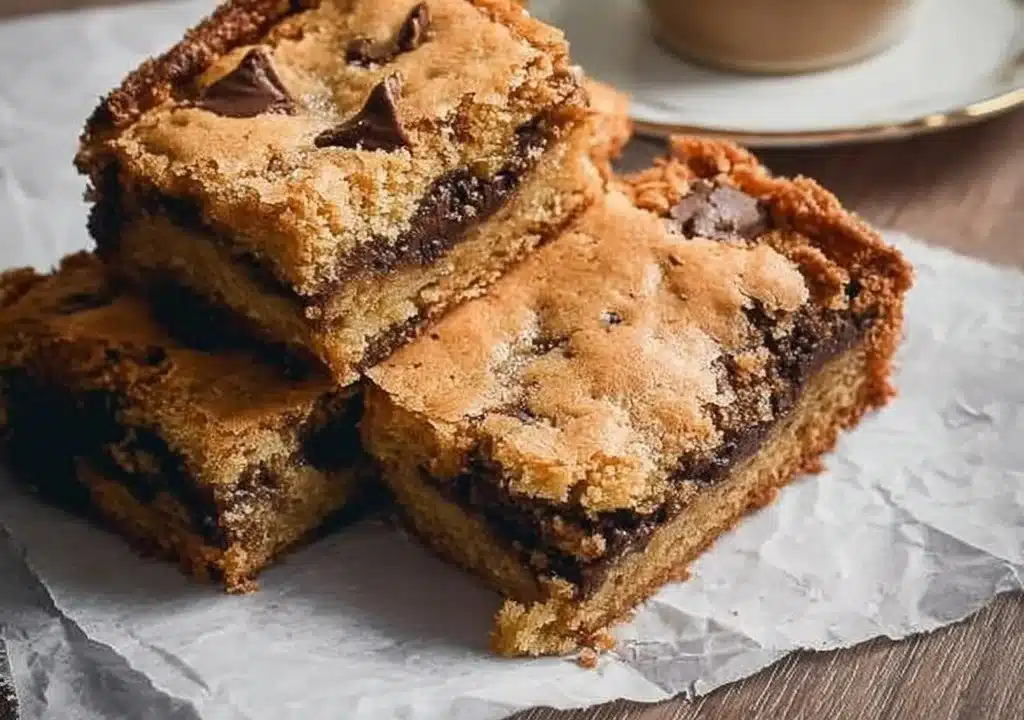 Decadent Sourdough Blondies