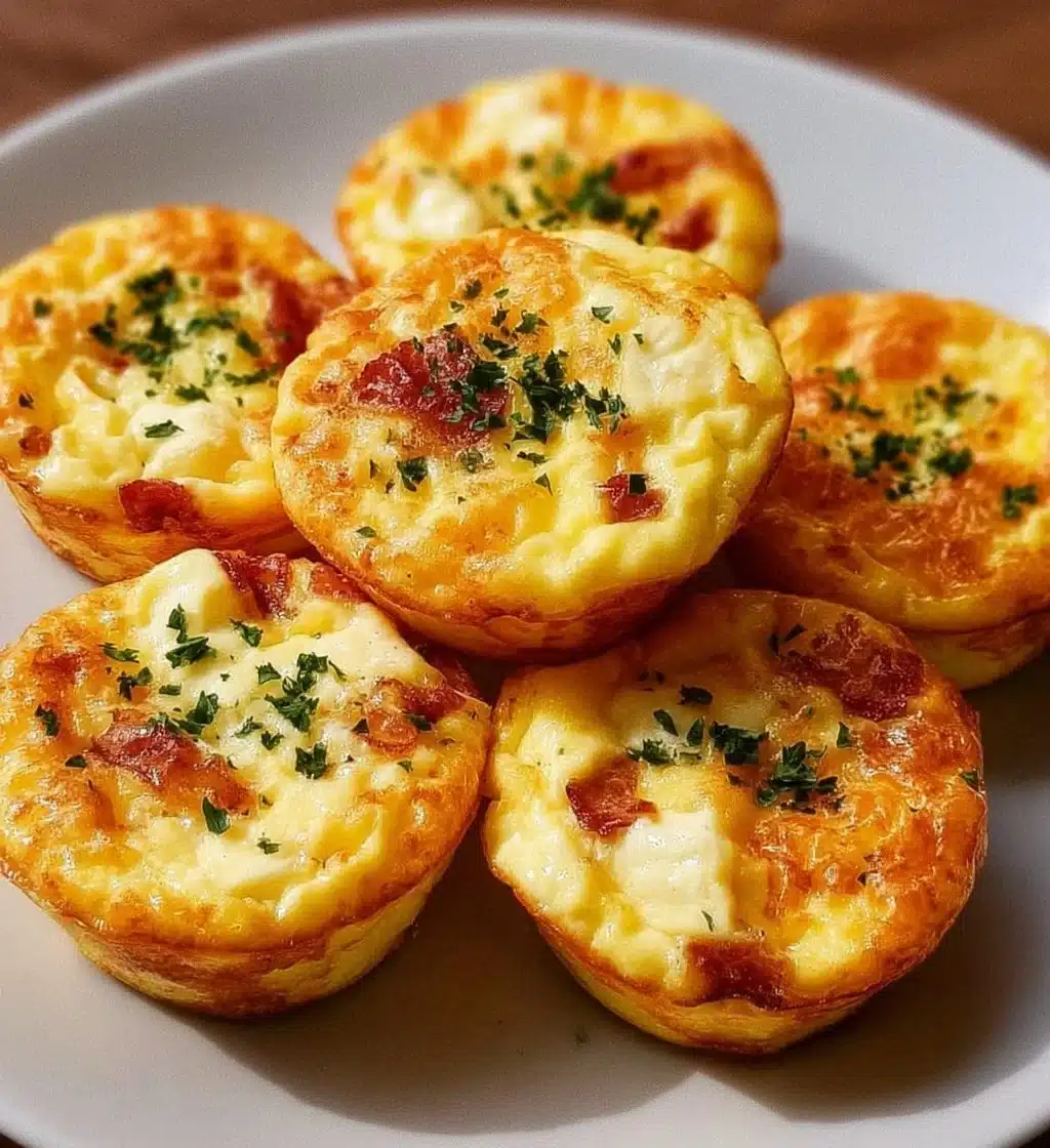 Cheesy Muffin Tin Cottage Cheese Egg Bites