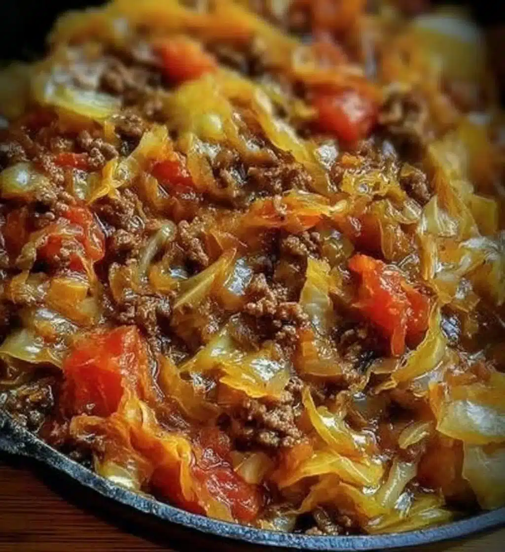 Cabbage and Beef Skillet