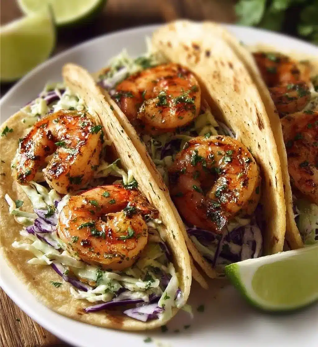 Cilantro Lime Shrimp Tacos