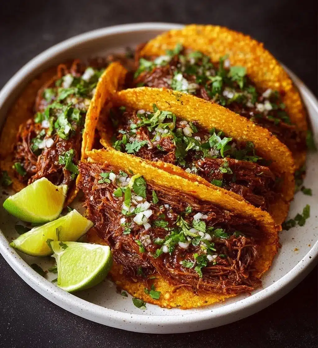 Slow Cooker Birria Tacos