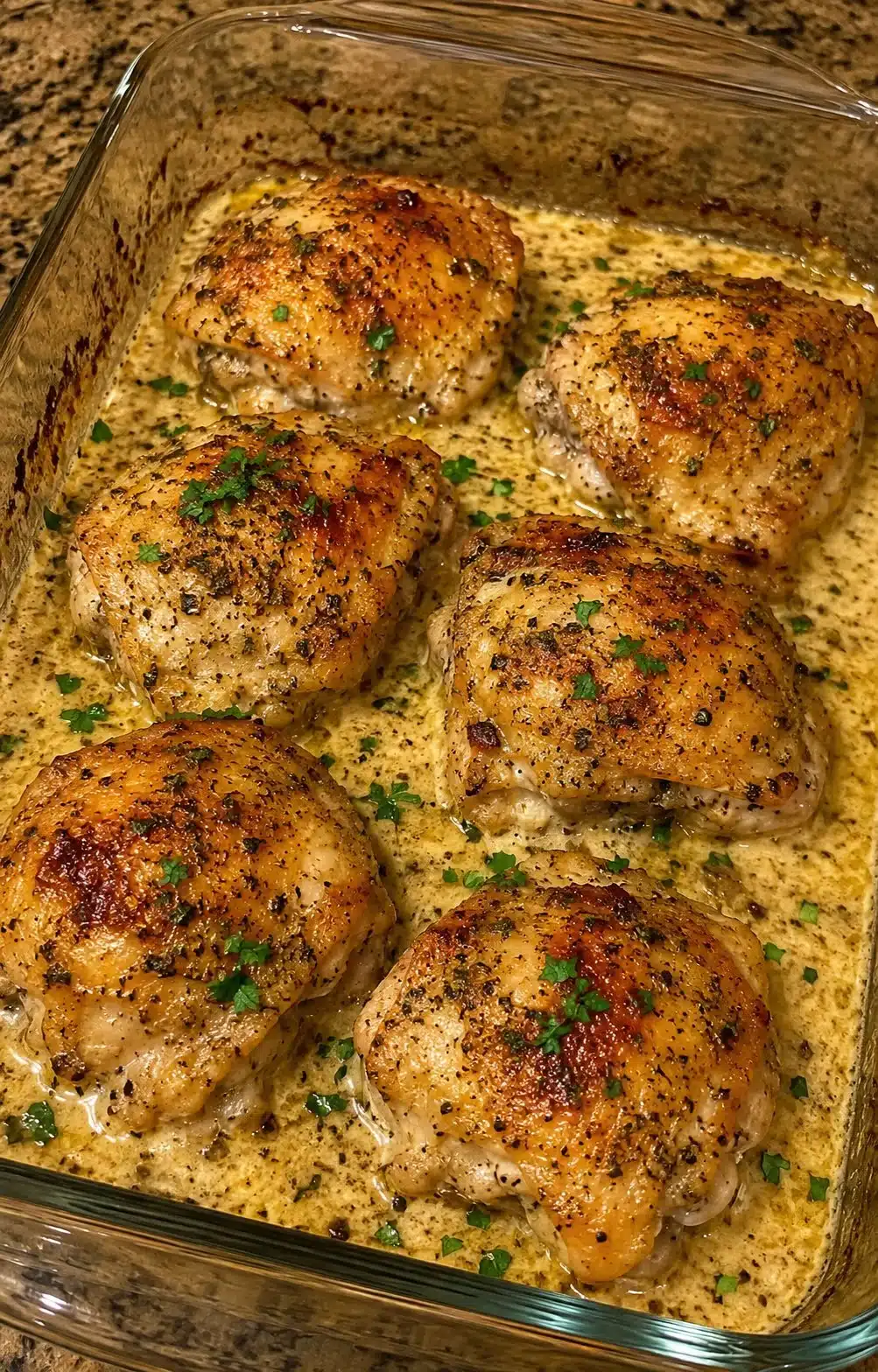 Creamy Garlic Herb Baked Chicken 🍗🌿 2 Creamy Garlic Herb Baked Chicken 🍗🌿