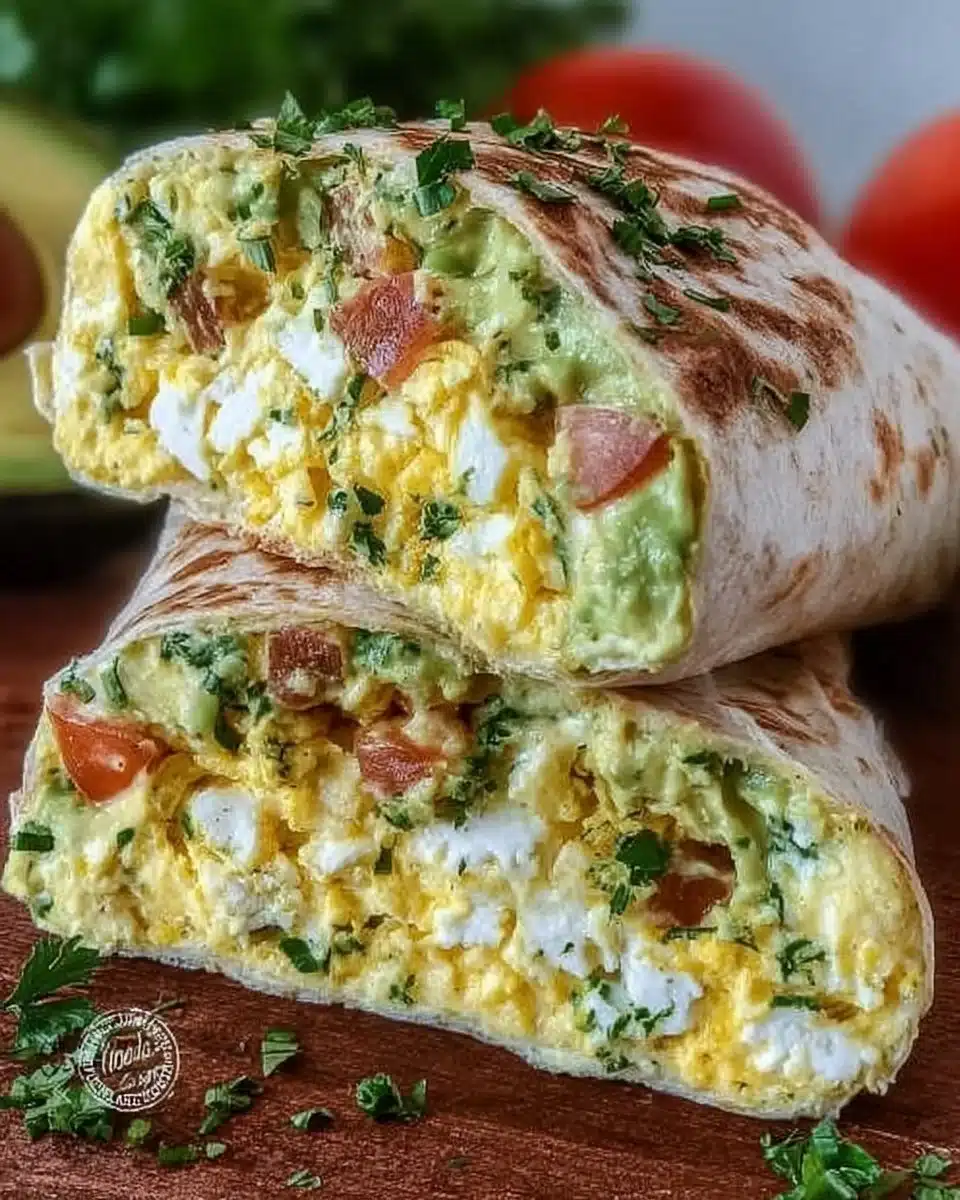 Zesty Cottage Cheese and Avocado Breakfast Wrap 2 Zesty Cottage Cheese and Avocado Breakfast Wrap