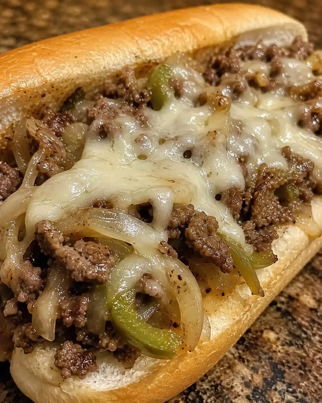 Poor Man’s Philly Cheesesteak Sandwich