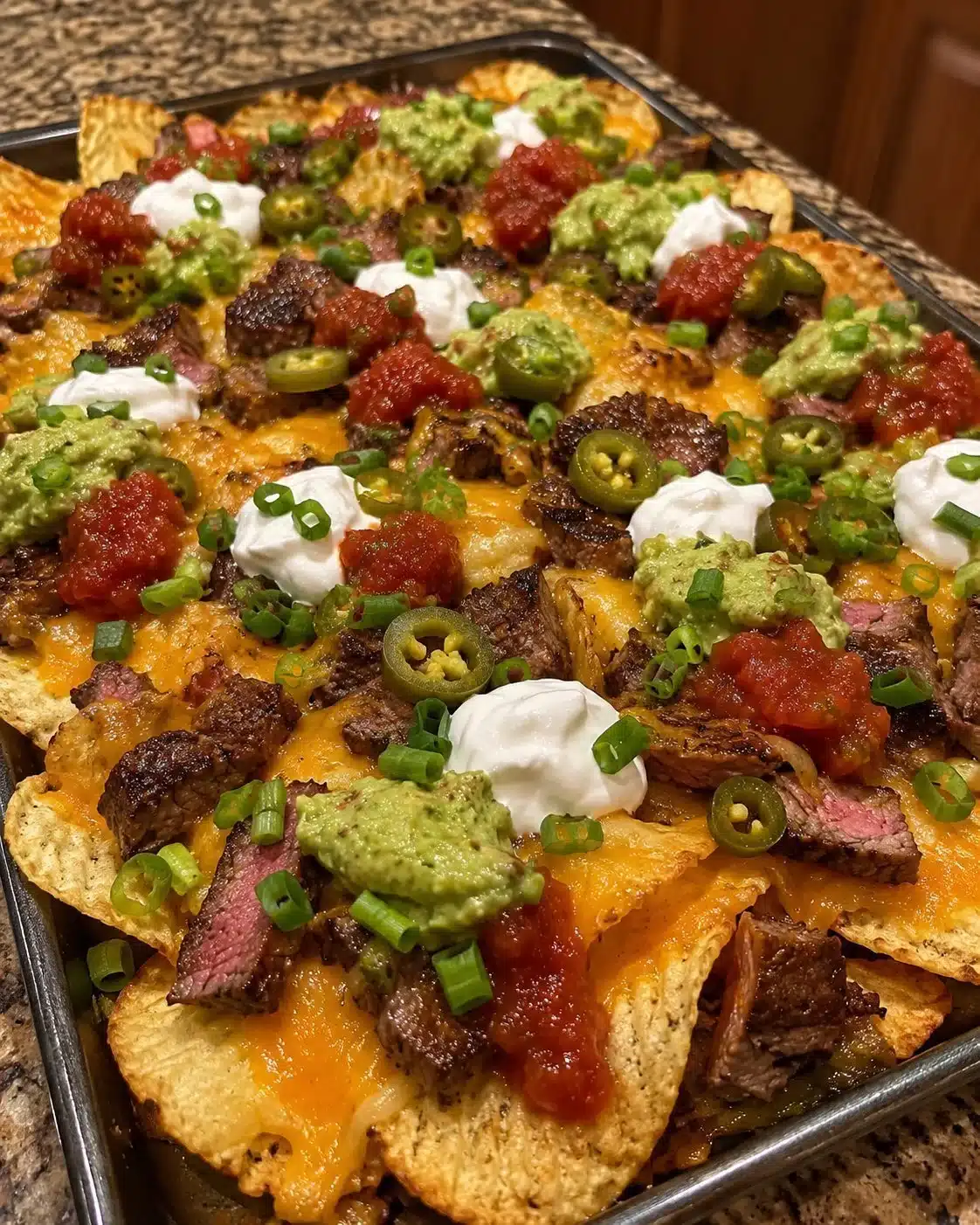 Steak and Potato Nachos