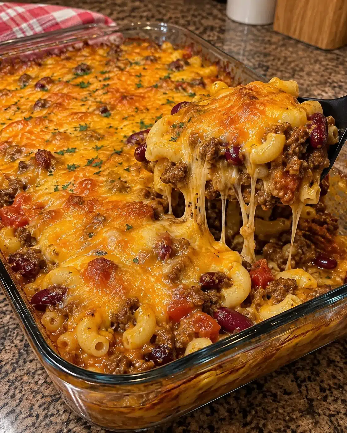 Cheesy Beef & Macaroni Casserole