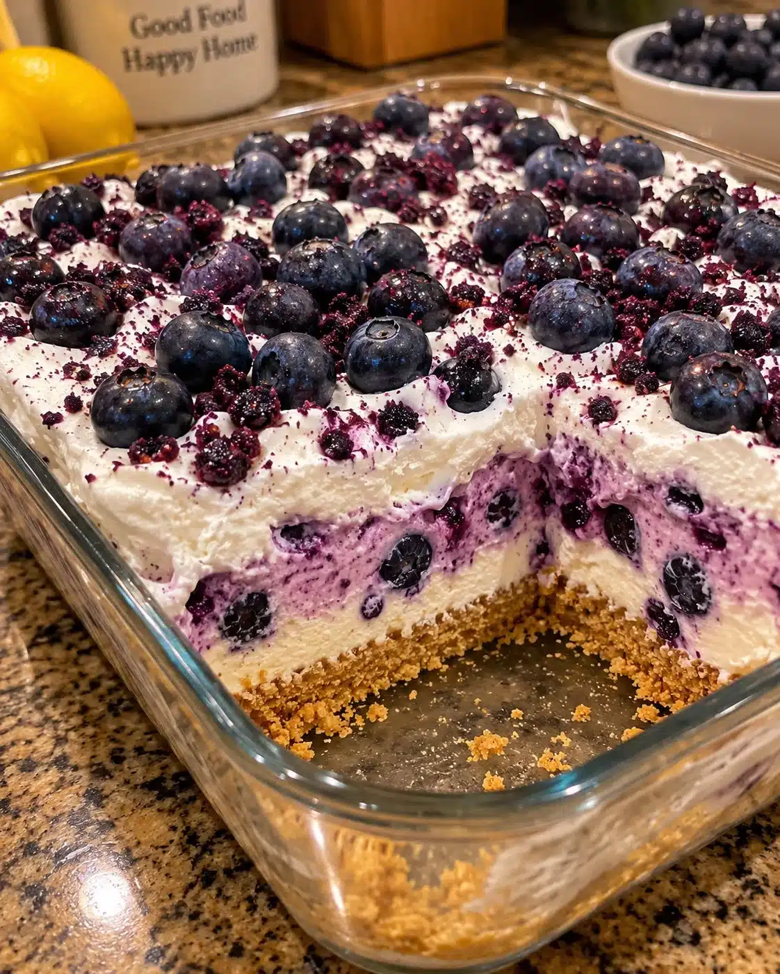 No-Bake Blueberry Delight