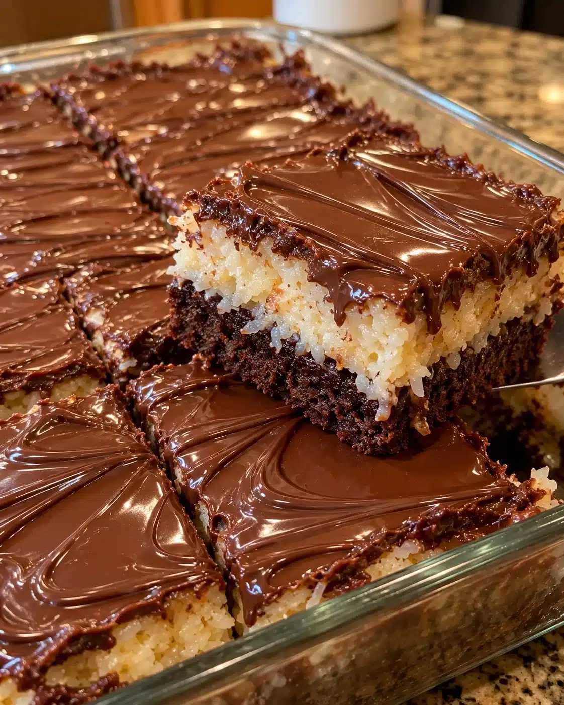 Chocolate Coconut Cream Brownies