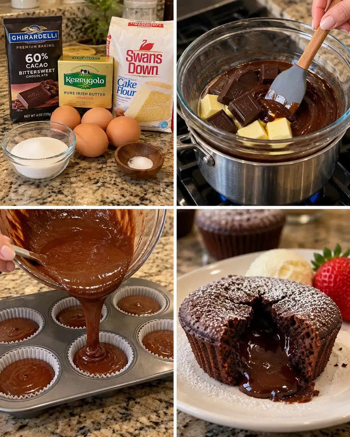 Chocolate Lava Cupcakes
