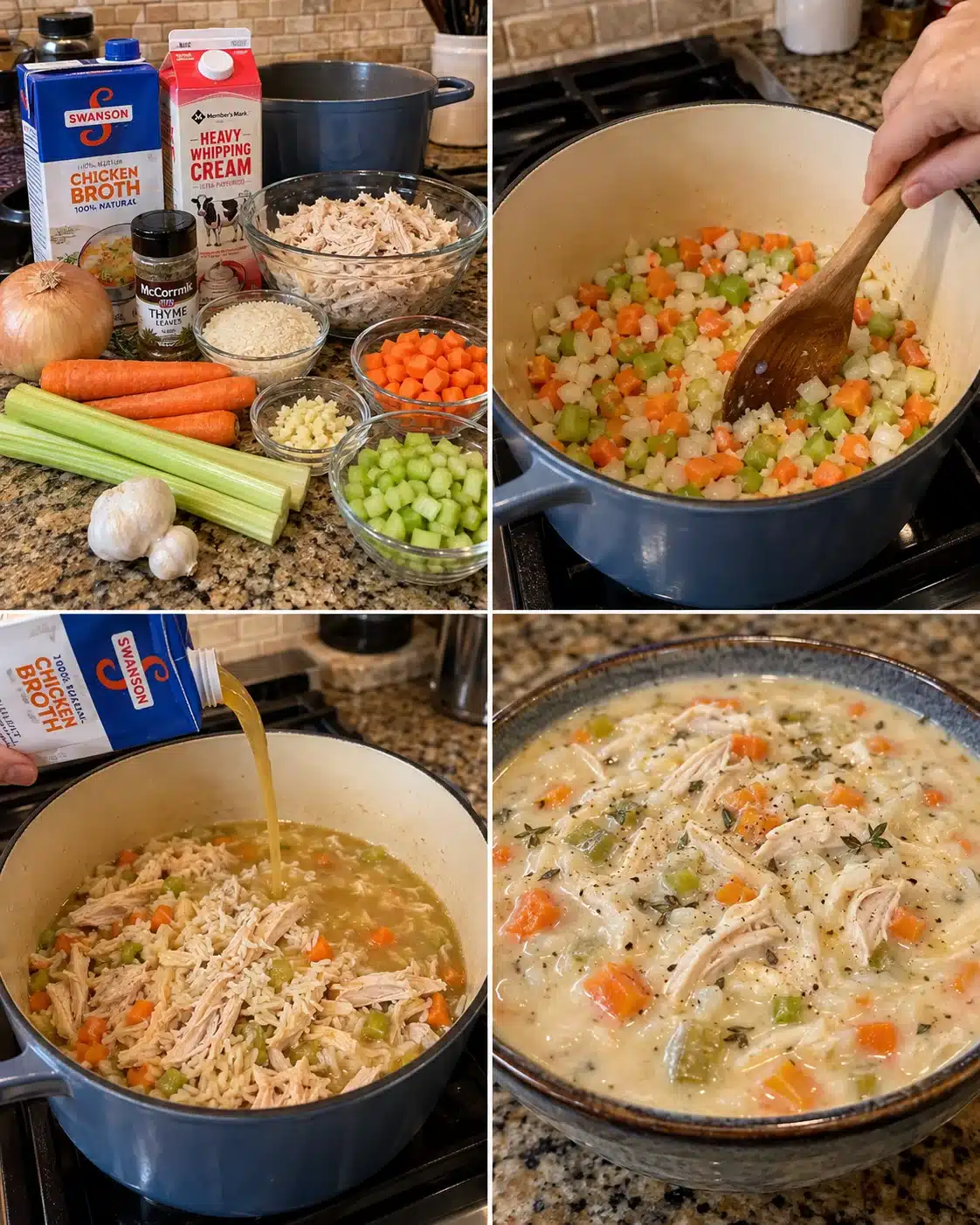 Creamy Chicken & Rice Soup