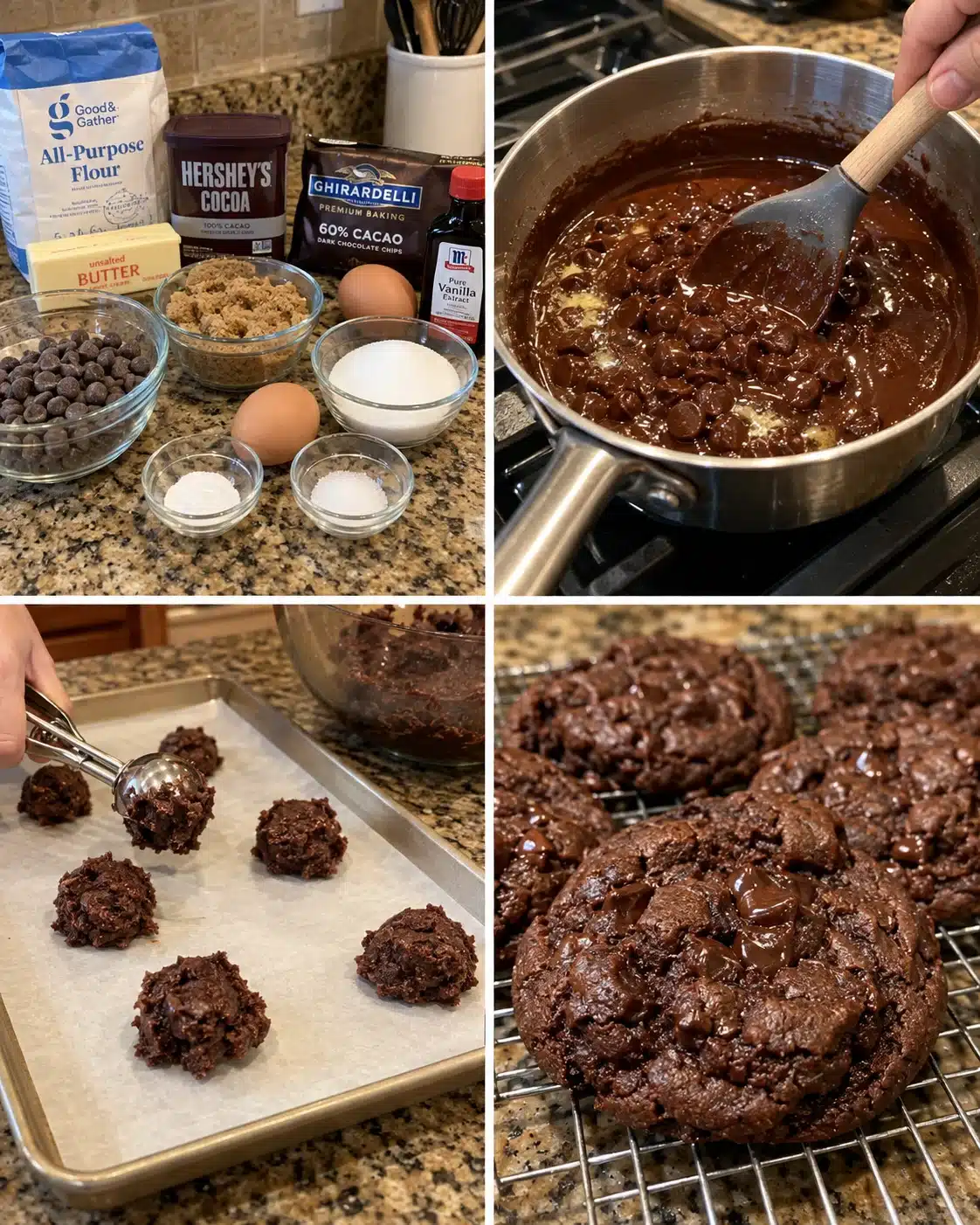 I baked these Dark Chocolate Cookies for a cozy movie night, but the smell had everyone sneaking into the kitchen before the movie even started! 🍪 With dark chocolate, butter, and brown sugar, they t…