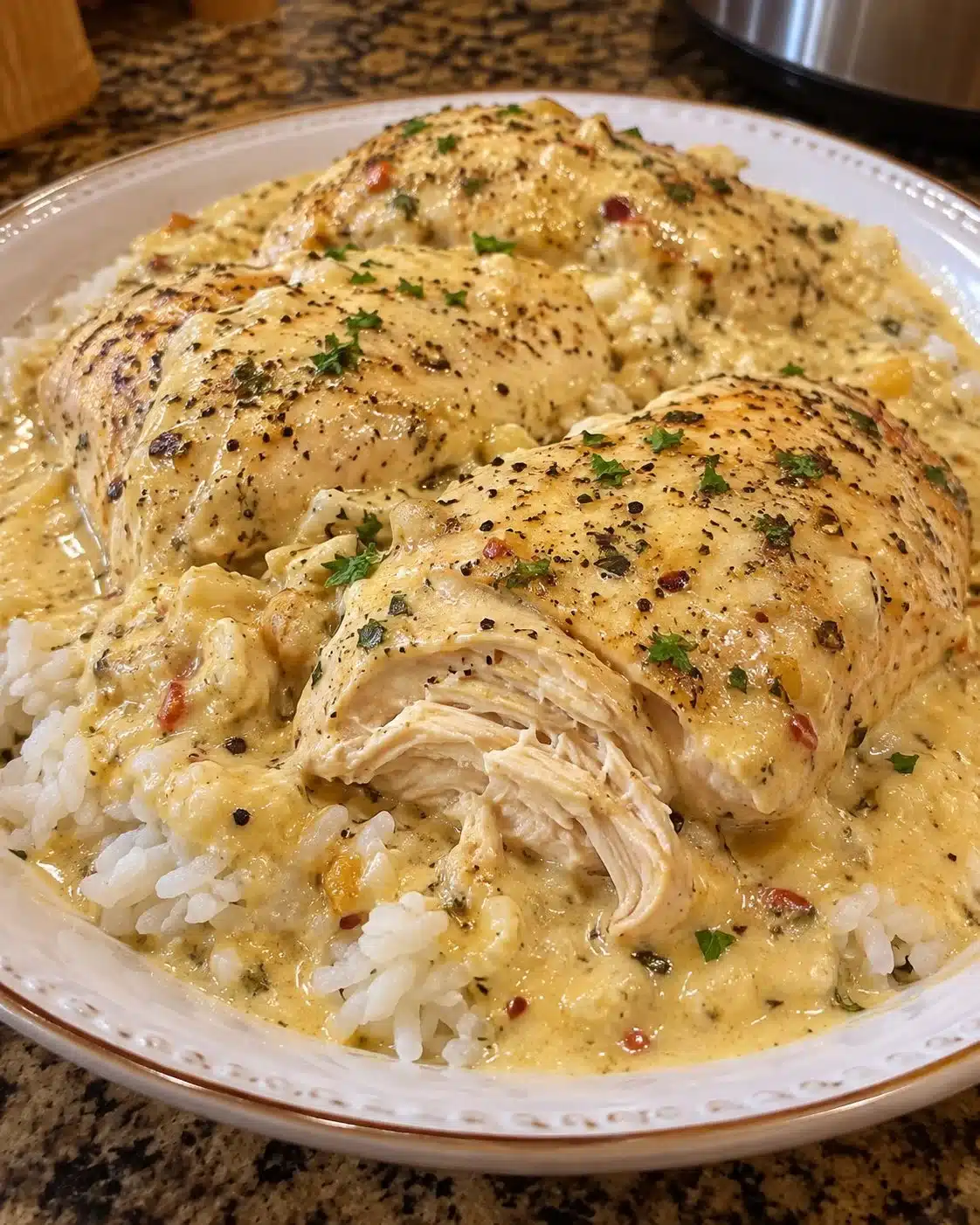 I make this angel chicken when I want supper to be gentle and comforting. It cooks slow and comes out creamy every time.